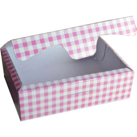 Pudełka Cukiernicze 17,5x11,5x4,7cm 250g Różowe (360 Sztuk)