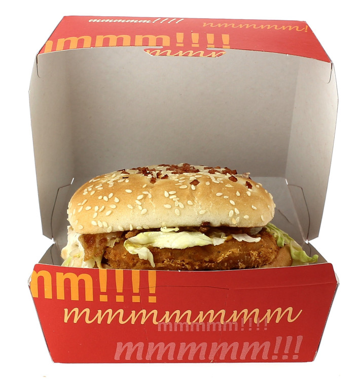 Pudełka na Burgeri XXL 14,5x14,5x8 cm 