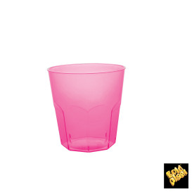 Kubki Plastikowe Fuchsia Przezroczyste PS Ø73mm 220ml (50 Sztuk)