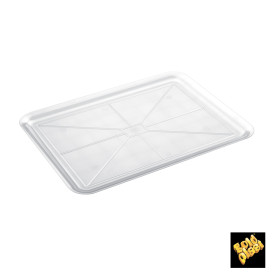 Tacki Plastikowe Tray Przezroczyste 37x50cm (24 Sztuk)