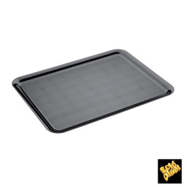 Tacki Plastikowe Tray Czarni 37x50cm (4 Sztuk)