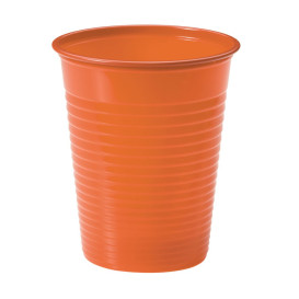 Kubki Plastikowe PS Orange 200ml Ø7cm (50 Sztuk)