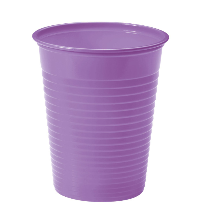 Kubki Plastikowe PS Liliowa 200ml Ø7cm (1500 Sztuk)