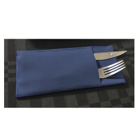 Pocket Fold Airlaid Napkins "Kanguro" Blue 40x40cm (30 Units) 