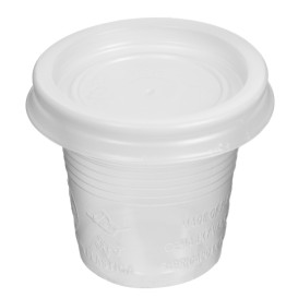 Pokrywka Plastikowe PS Kubki 80/100ml Ø5,7cm (2400 Sztuk)