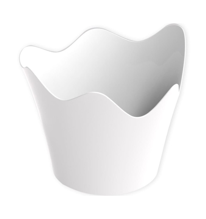 Tasting Plastic Bowl PS "Rain" White 90 ml (500 Units)