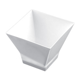 Tasting Plastic Bowl PS "Pagoda" White 150 ml (240 Units)