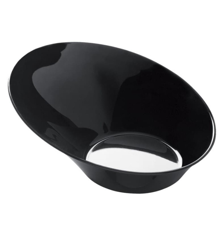 Tasting Plastic Bowl PS "Sodo" Black 50 ml (50 Units) 