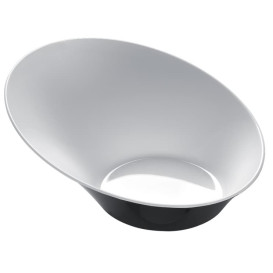 Plastic Bowl PS "Sodo" White and Black 50 ml (240 Units)