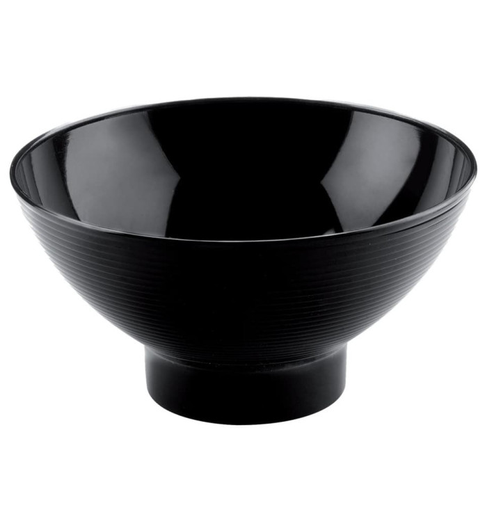 Tasting Plastic Bowl PS Medium Size Black 250 ml (6 Units) 