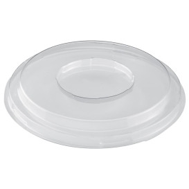 Plastic Lid for Tasting Bowl PS Medium Size Dessert Clear PET 250ml (168 Units)