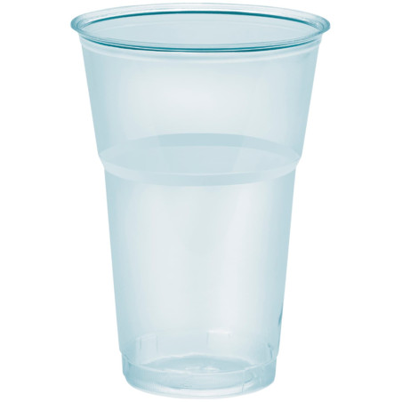 Plastikowy kubek wielokrotnego użytku PS Szkło "Diamant" 390ml Ø8,0cm (25 Sztuk)