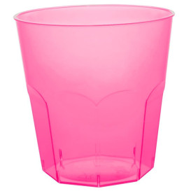 Kubki Plastikowe Fuchsia Przezroczyste PS Ø73mm 220ml (50 Sztuk)