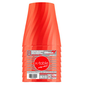 Kubki Plastikowe PP "X-Table" Orange 320ml (128 Sztuk)