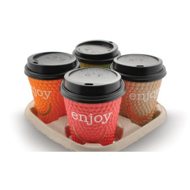 Kubki Papierowe 16 Oz/495ml "Enjoy" Ø9,0cm (28 Sztuk)