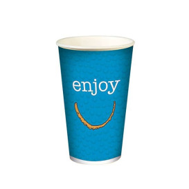 Kubki Papierowe 22 Oz/ 680 ml "Enjoy" Ø9,0cm (50 Sztuk)