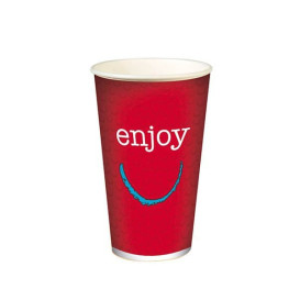 Kubki Papierowe 22 Oz/ 680 ml "Enjoy" Ø9,0cm (50 Sztuk)