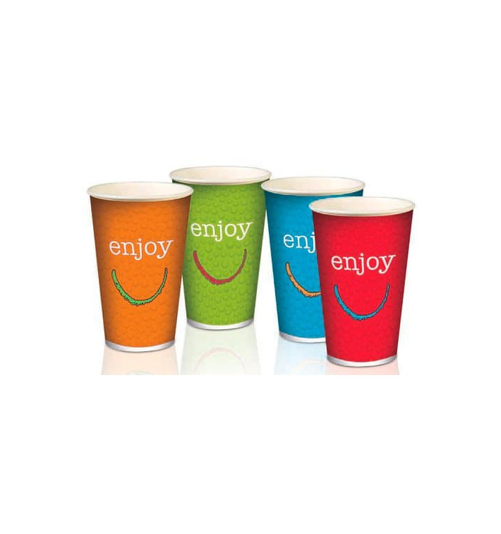 Kubki Papierowe 22 Oz/ 680 ml "Enjoy" Ø9,0cm (50 Sztuk)