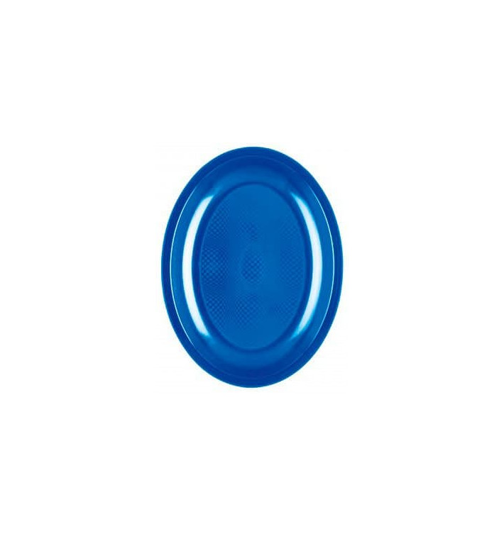 Tacki Owal Niebieski Mediterraneo Round PP 255mm (600 Sztuk)