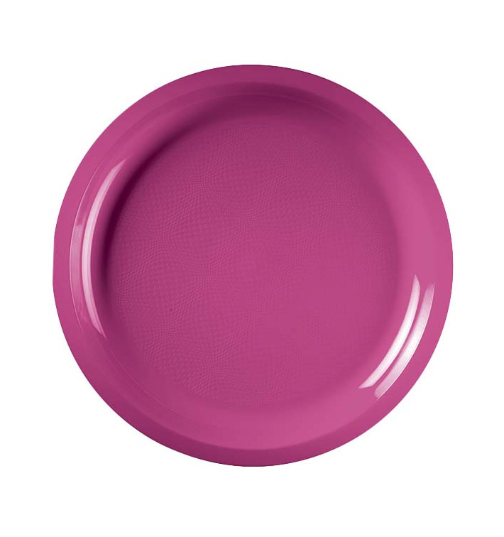 Talerz Plastikowe Fuchsia Round PP Ø290mm (300 Sztuk)