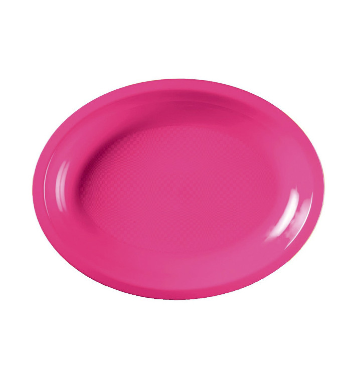 Tacki Owal Fuchsia Round PP 255x190mm (600 Sztuk)