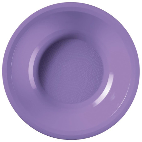 Talerz Plastikowe Głębokie Liliowa Round PP Ø195mm (600 Sztuk)