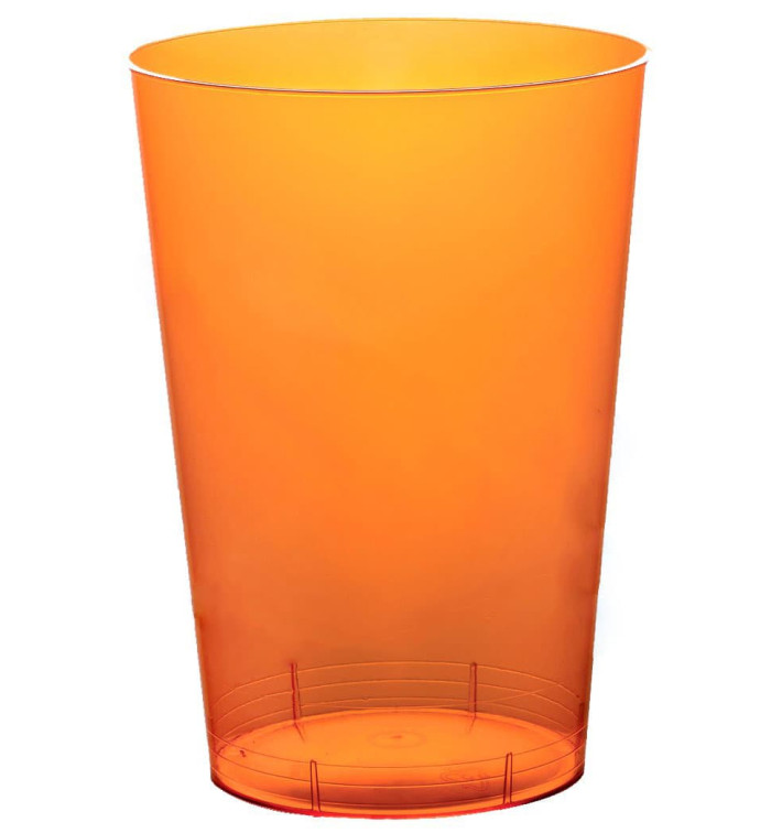 Kubki Plastikowe Księżyc Orange Przezroczyste PS 230ml (1000 Sztuk)