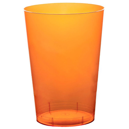 Kubki Plastikowe Księżyc Orange Przezroczyste PS 230ml (1000 Sztuk)