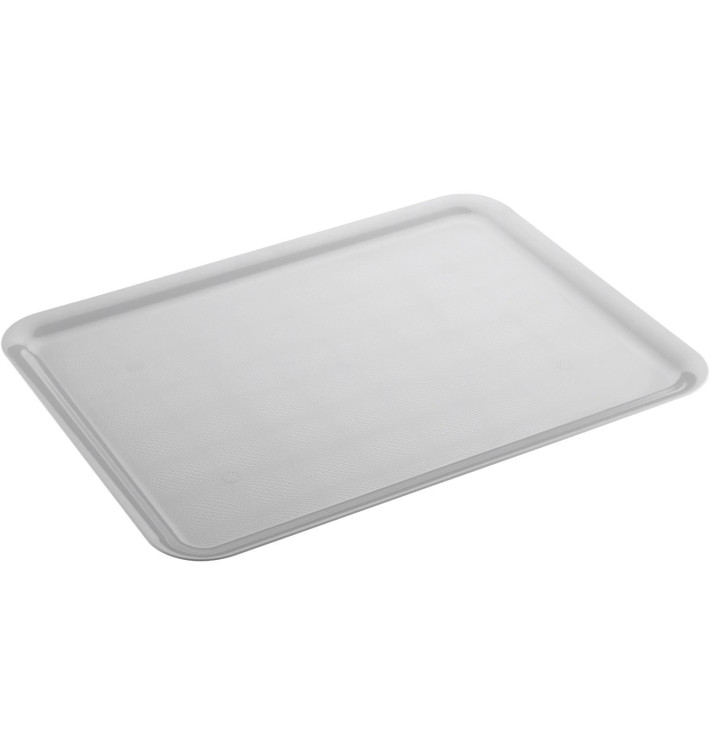 Tacki Plastikowe Tray Białe 37x50cm (4 Sztuk)