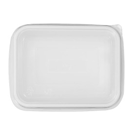 Pokrywka Plastikowe Przezroczyste Tacki 127x91x42mm (100 Sztuk)