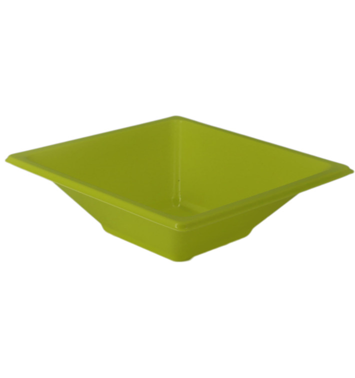 Miski Plastikowe PS Kwadratowi Pistacja 12x12cm (25 Sztuk)