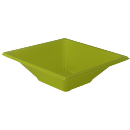 Miski Plastikowe PS Kwadratowi Pistacja 12x12cm (25 Sztuk)