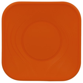 Talerz Plastikowe PP "X-Table" Kwadratowi Orange 230mm (120 Sztuk)