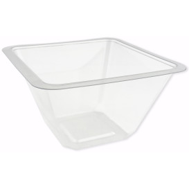 Miski Plastikowe PET Zamykane na Gorąco 375ml 120x120x70mm (600 Sztuk)