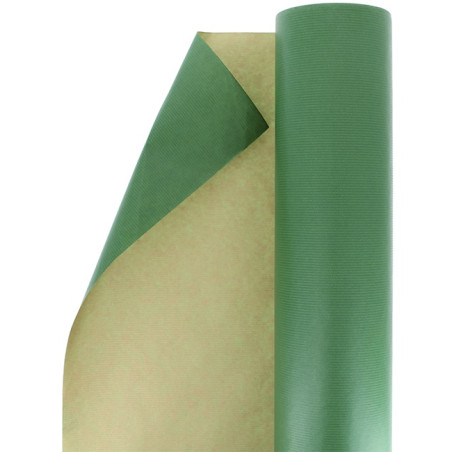 Paper Roll of Gift Wrap Kraft Green 100m (1 Sztuk) 