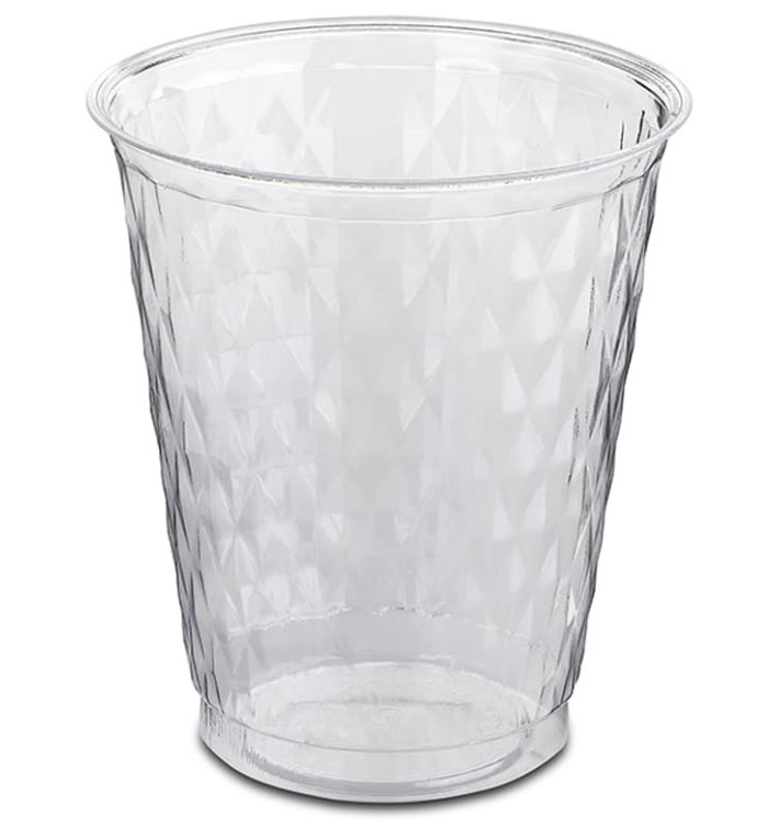 Kubki Plastikowe "Rubin" PS Szkło 250ml (50 Sztuk)