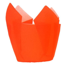 Formy do Muffinek Tulipan Ø50x42/72 mm Orange (135 Sztuk)