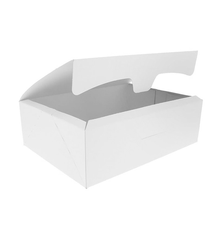 Pudełka Cukiernicze 25,8x18,9x8cm 2Kg Białe (125 Sztuk)