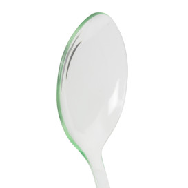 Łyżeczki do Degustacji Plastikowe Water Green 12 cm (100 Sztuk)