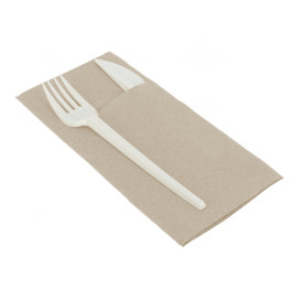 Cutlery Pocket Fold Napkin Papierowe Eco 40x40cm (960 Units)