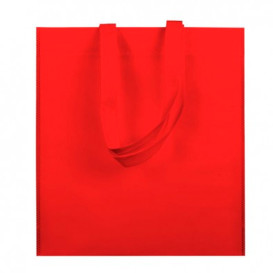 Non-Woven Bag with Short Handles Red 38x42cm (200 Units)