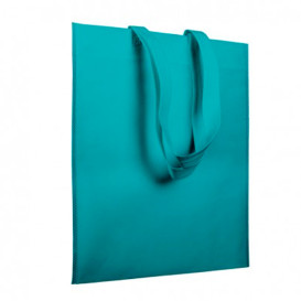 Non-Woven Bag with Short Handles Aquamarine 38x42cm (200 Units)