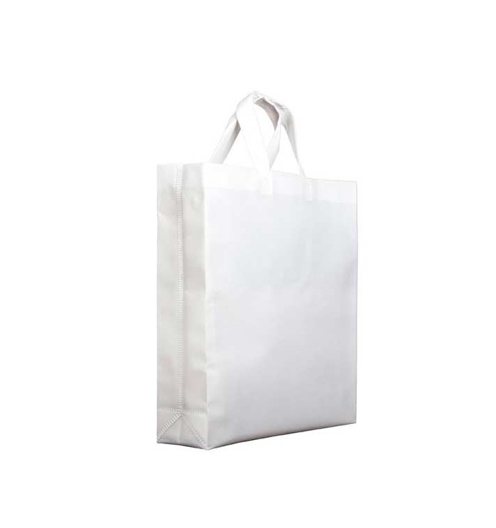 Non-Woven PREMIUM Bag with Short Handles White 25+10x30cm (200 Units)