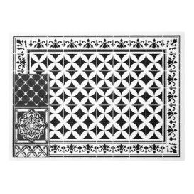 Podkładki na Stół Papierowe 30x40cm "Alhambra" Czarny 50g/m² (1000 Sztuk)