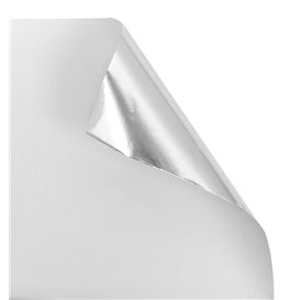 Owinięcie Aluminium Dwuwarstwowe Papier Srebrny 30,5x30,5cm (500 Sztuk)