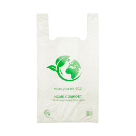Reklamówki Plastikowe Zrywki 100% Biodegradowalny 30x40cm (100 Sztuk)