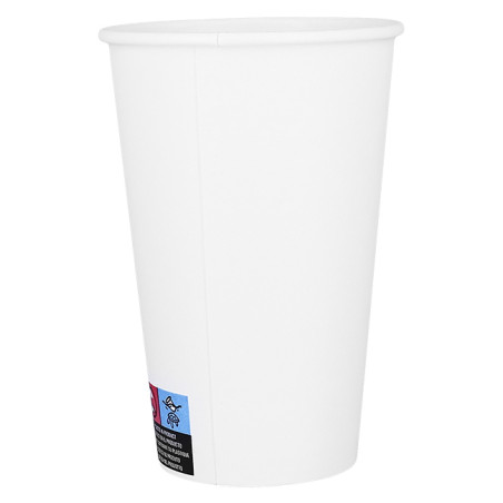 Kubek Papierowy Biały ECO 16Oz/480ml Ø9cm (1.000 Sztuk)