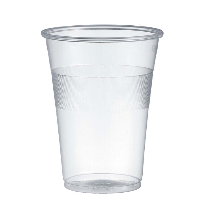 Kubki Plastikowe PP Przezroczyste 300ml Ø7,7cm (50 Sztuk)