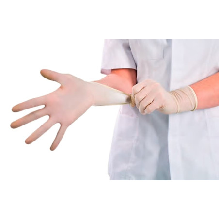 Rękawiczki Lateksowe Bezpudrowe Białe Rozmiar XL (1000 Sztuk)
