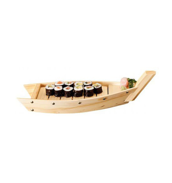 Tacki Barco na Sushi Drewniane 44x13x11cm (1 Sztuk)